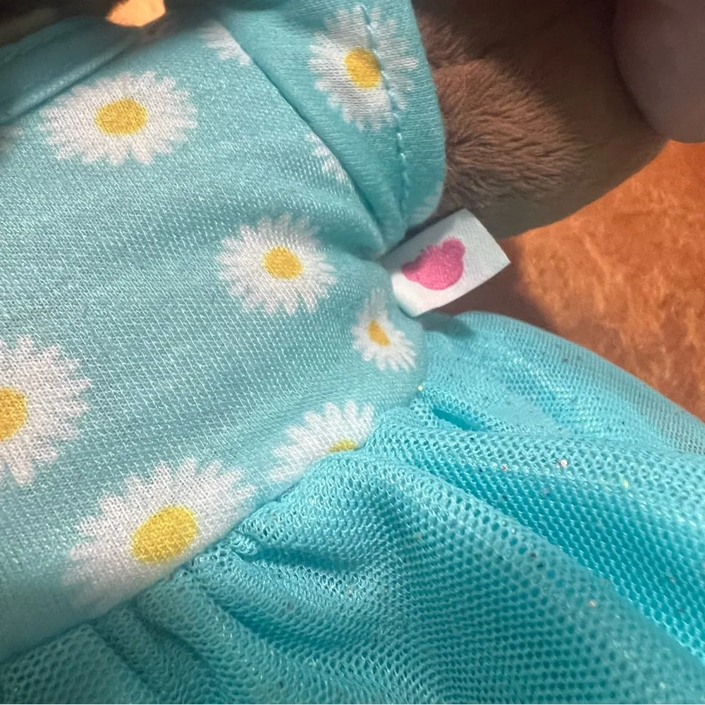 Build a Bear great Wolf Lodge, Sammy the squirrel plush with blue dress